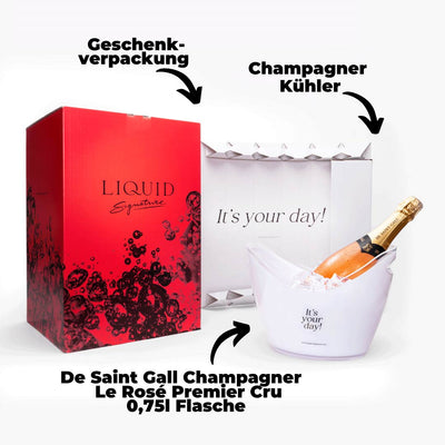 Champagner Geschenkset " It's Your Day" inkl. Kühler