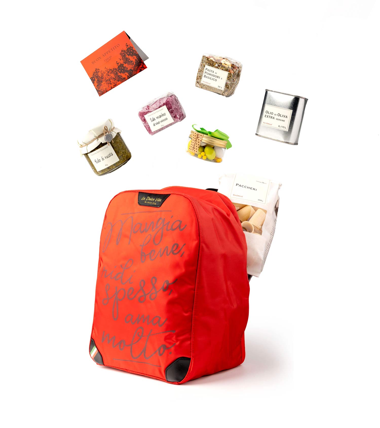 Box Rucksack Italienische Geschenkbox